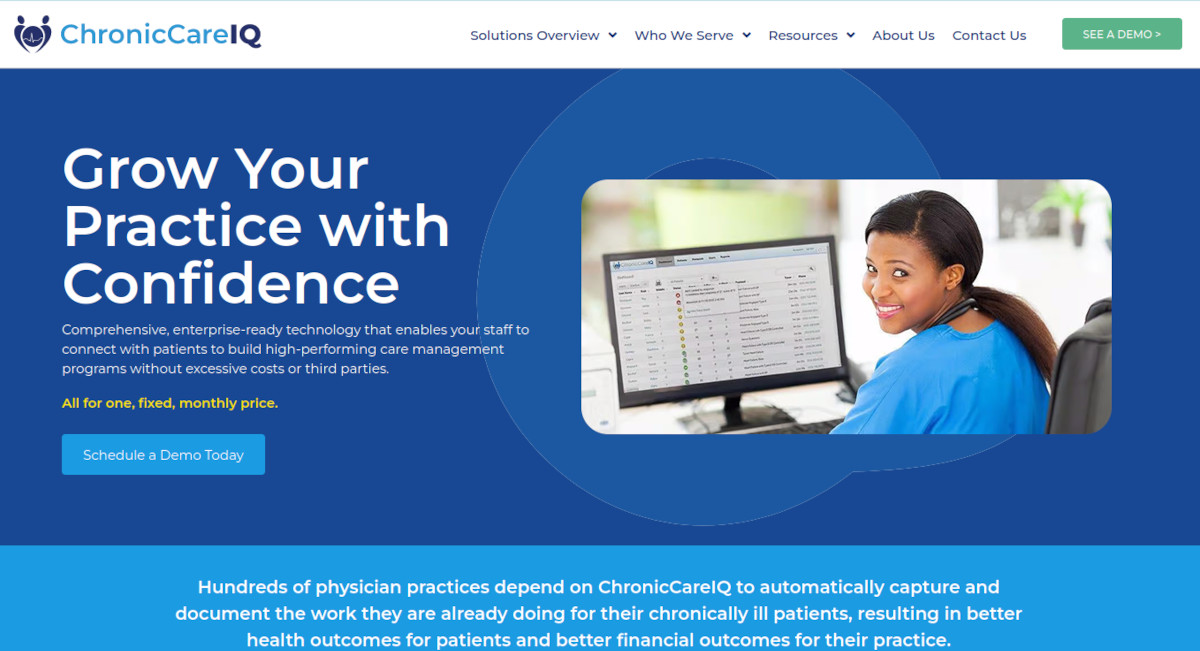ChronicCareIQ Remote Patient Monitoring Software