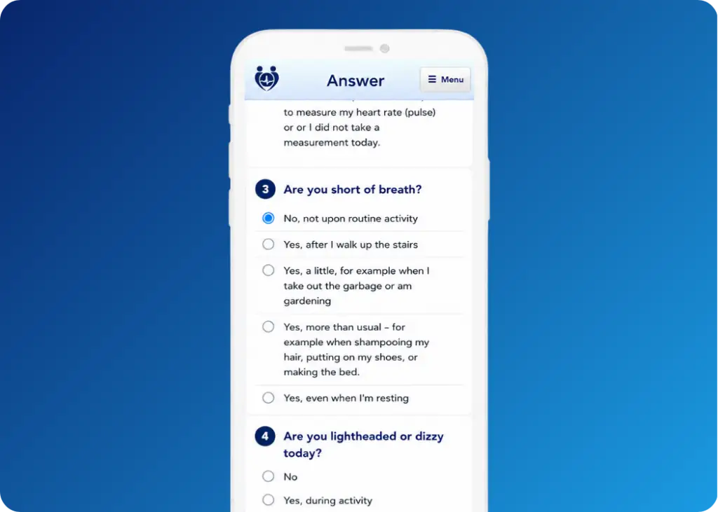 Screenshot for Patient App